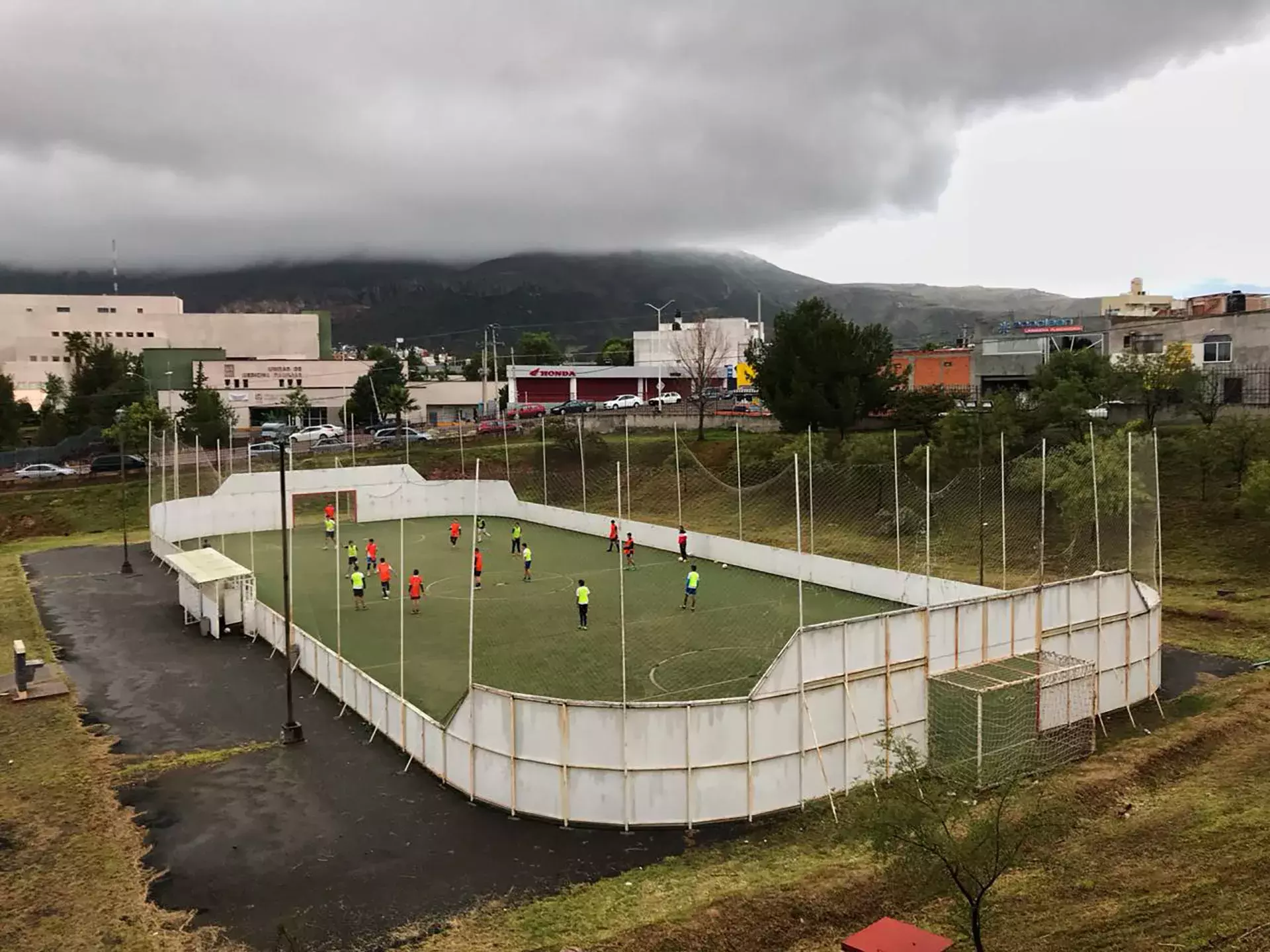 Cancha de fútbol rápido.