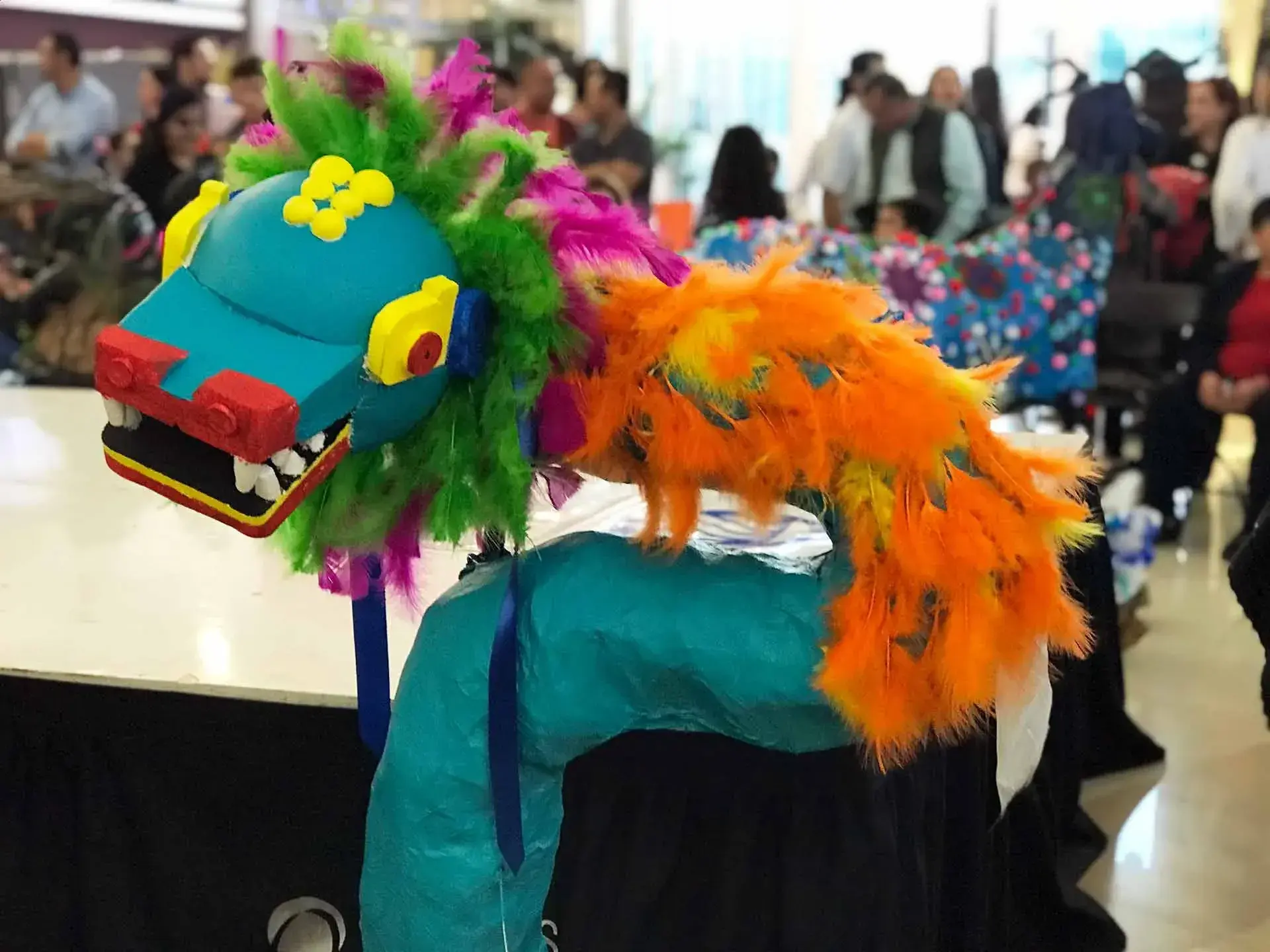 Alebrijes creados con la técnica tradicional.