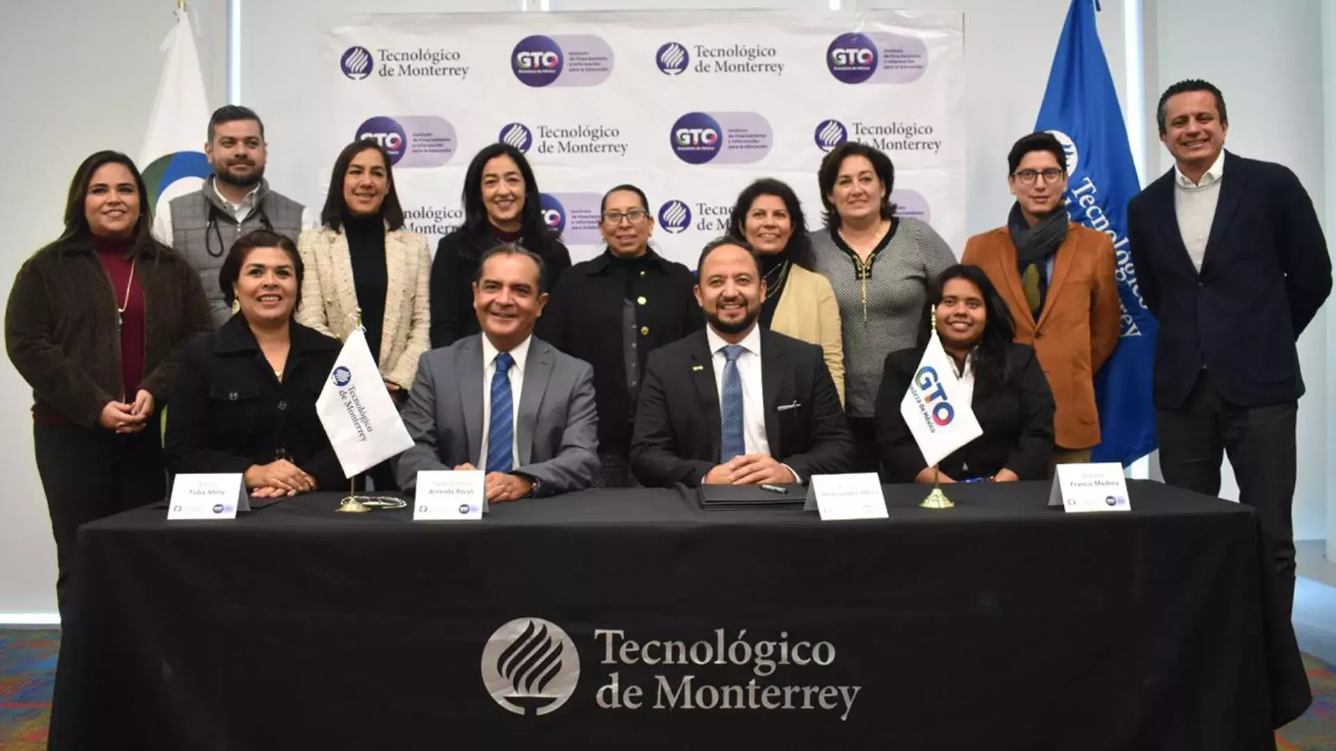 Directivos de las diferentes áreas en Campus León y EDUCAFIN.