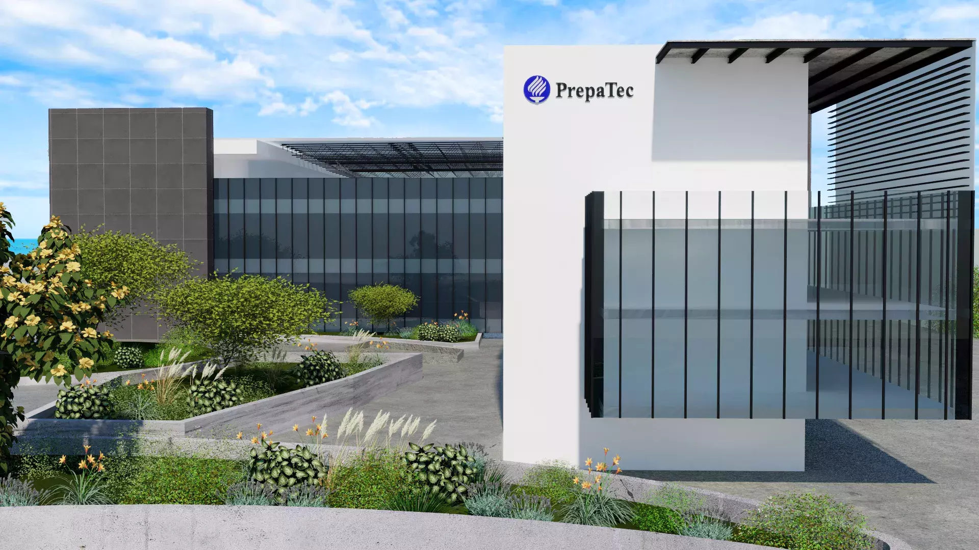 Render de la nueva PrepaTec campus León