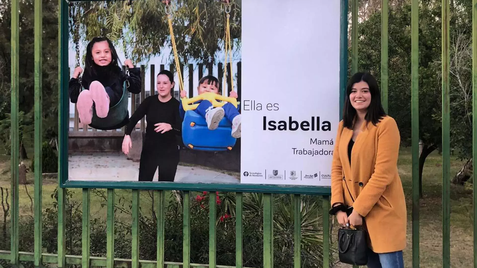 Integrante del equipo que fotografió a las personas.