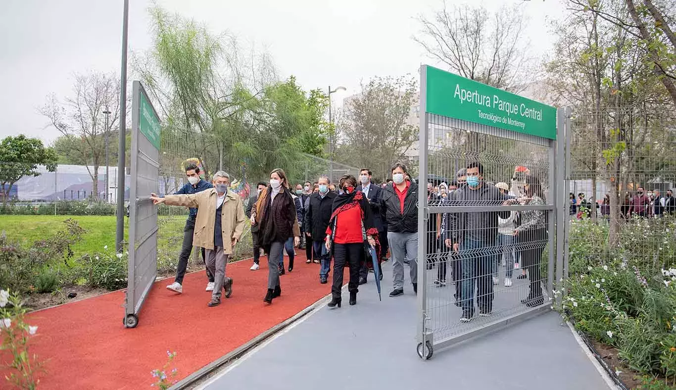 Inauguración Parque Central