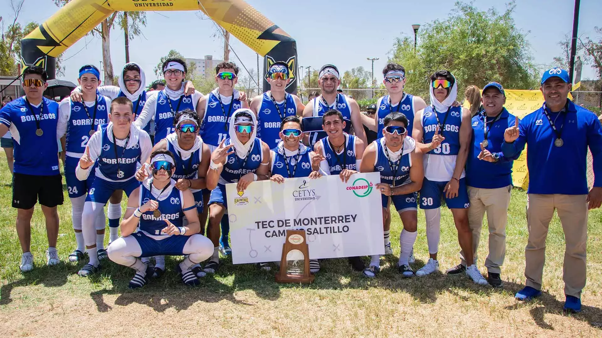 Flag football varonil campeón de CONADEIP 2022