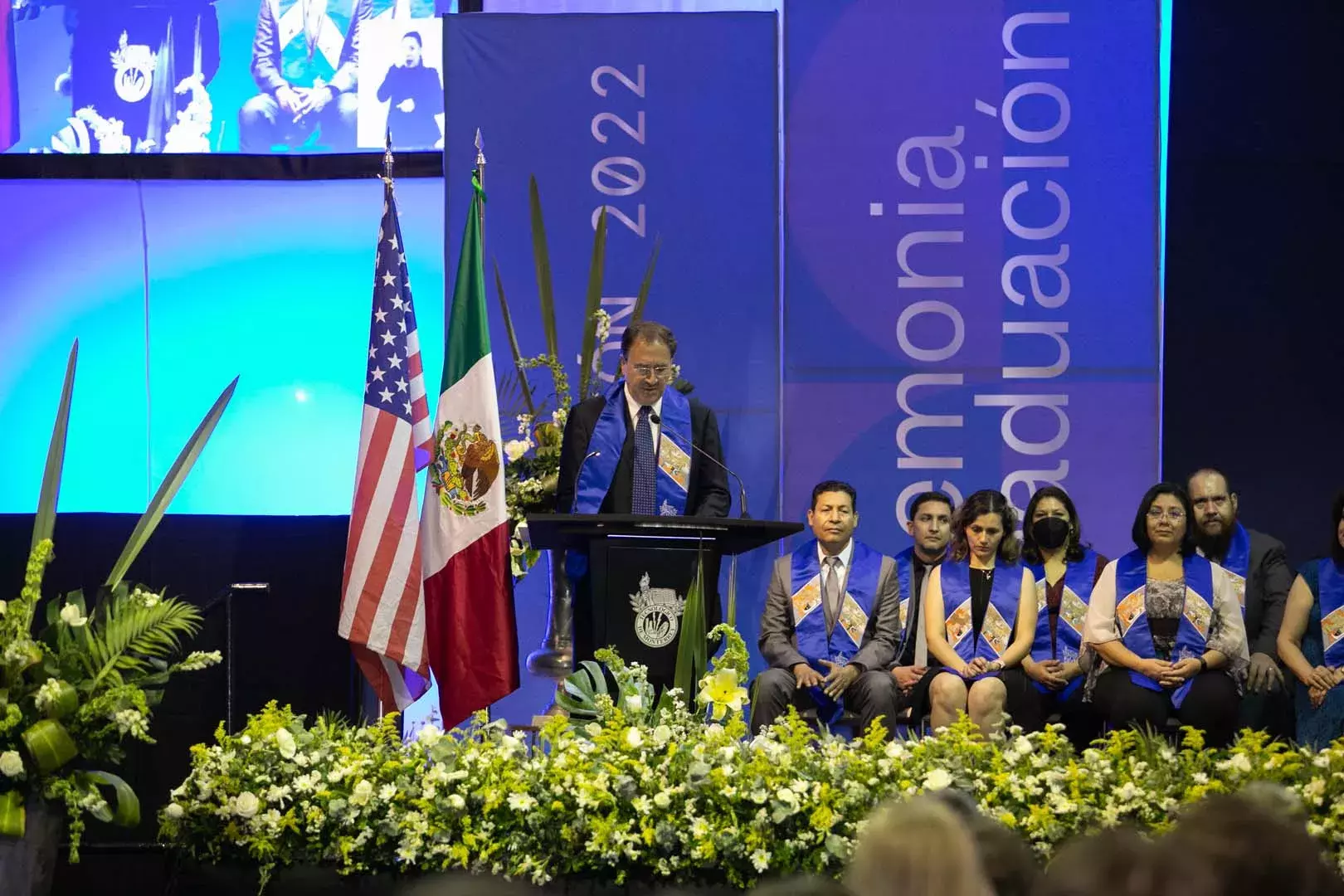 Nuestro Orador Huésped en su discurso