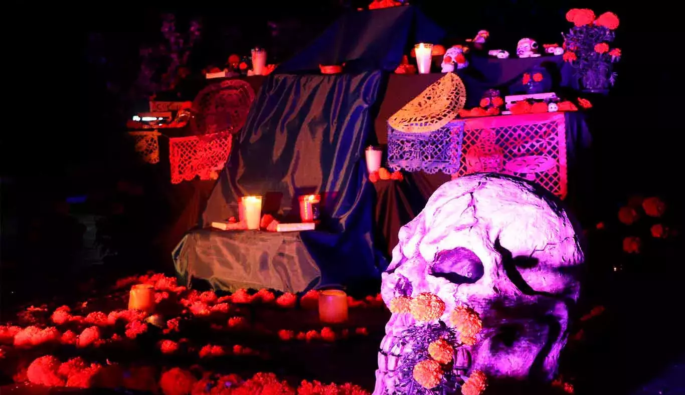 La PrepaTec celebró el tradicional Día de Muertos en el noveno festival Omeyocán 2022 en el Tec campus Cuernavaca