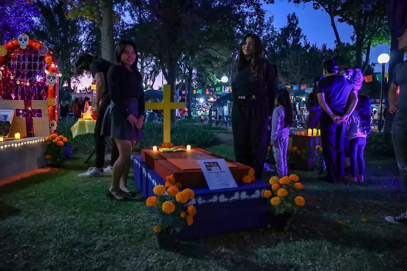 Fiesta de Humanidades de PrepaTec Guadalajara para celebrar el día de muertos.