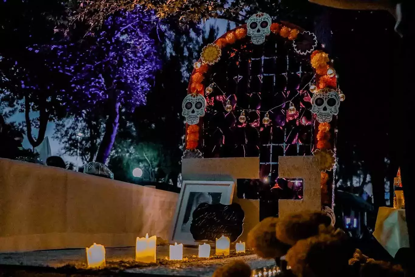 Fiesta de Humanidades de PrepaTec Guadalajara para celebrar el día de muertos.