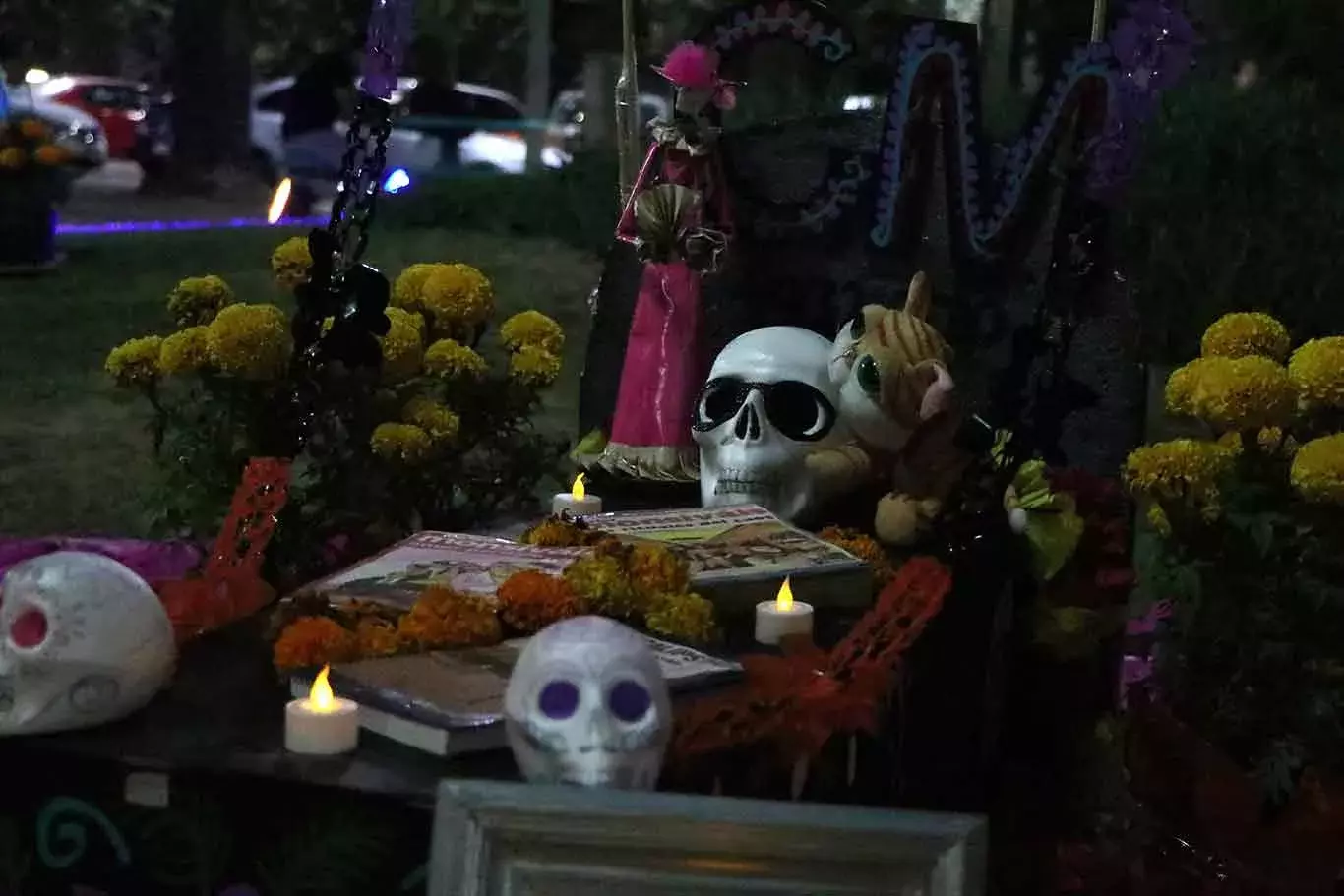 Fiesta de Humanidades de PrepaTec Guadalajara para celebrar el día de muertos.