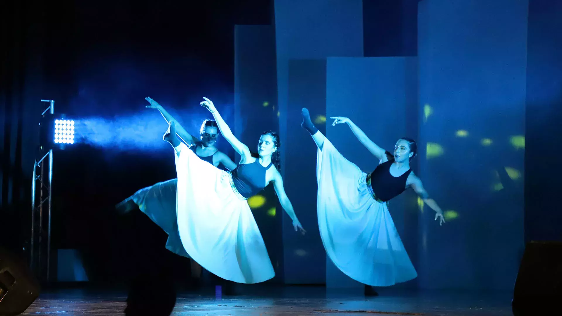 algunas de las bailarinas en el ensamble dreamlike