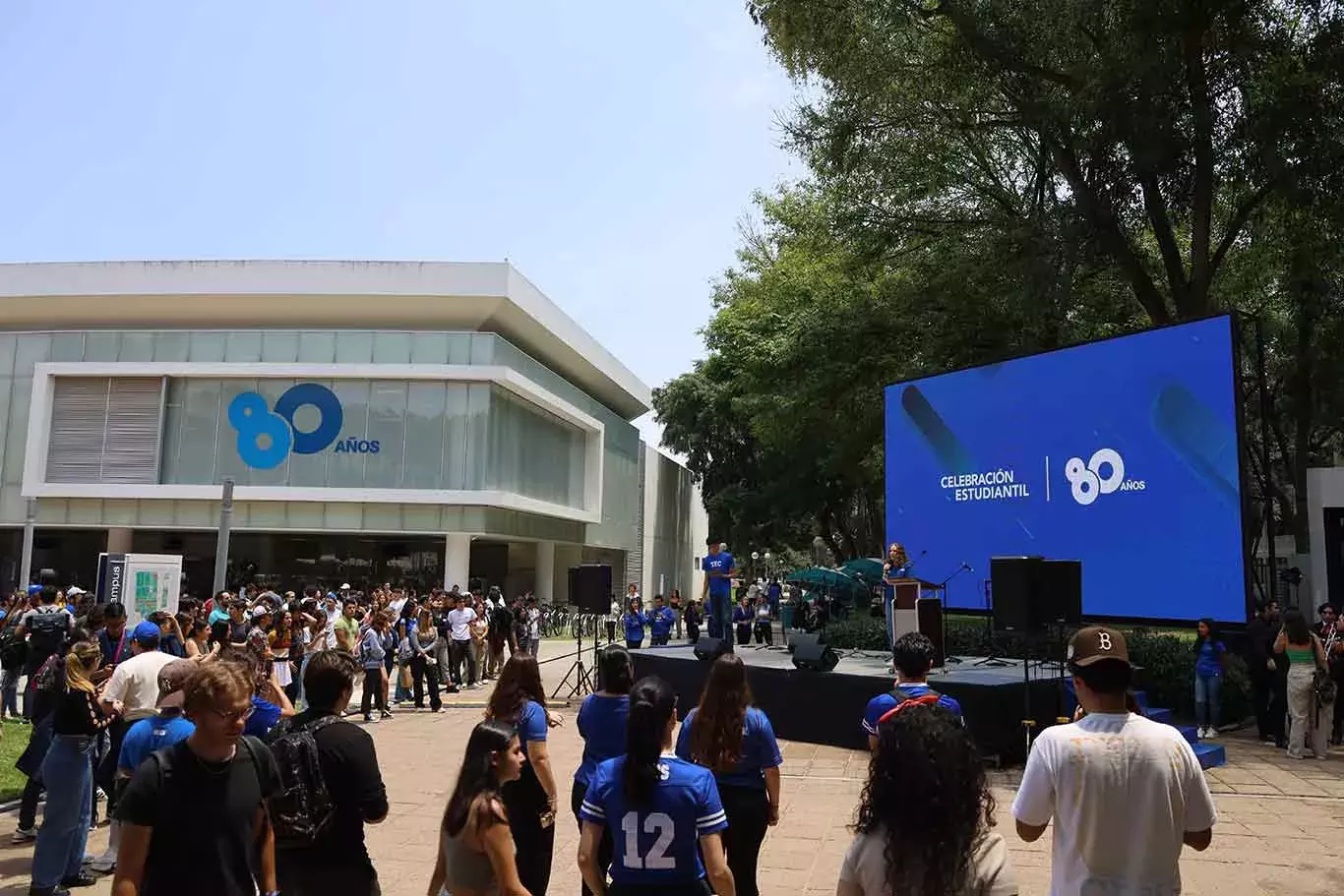 Celebración estudiantil del 80 aniversario del Tec.