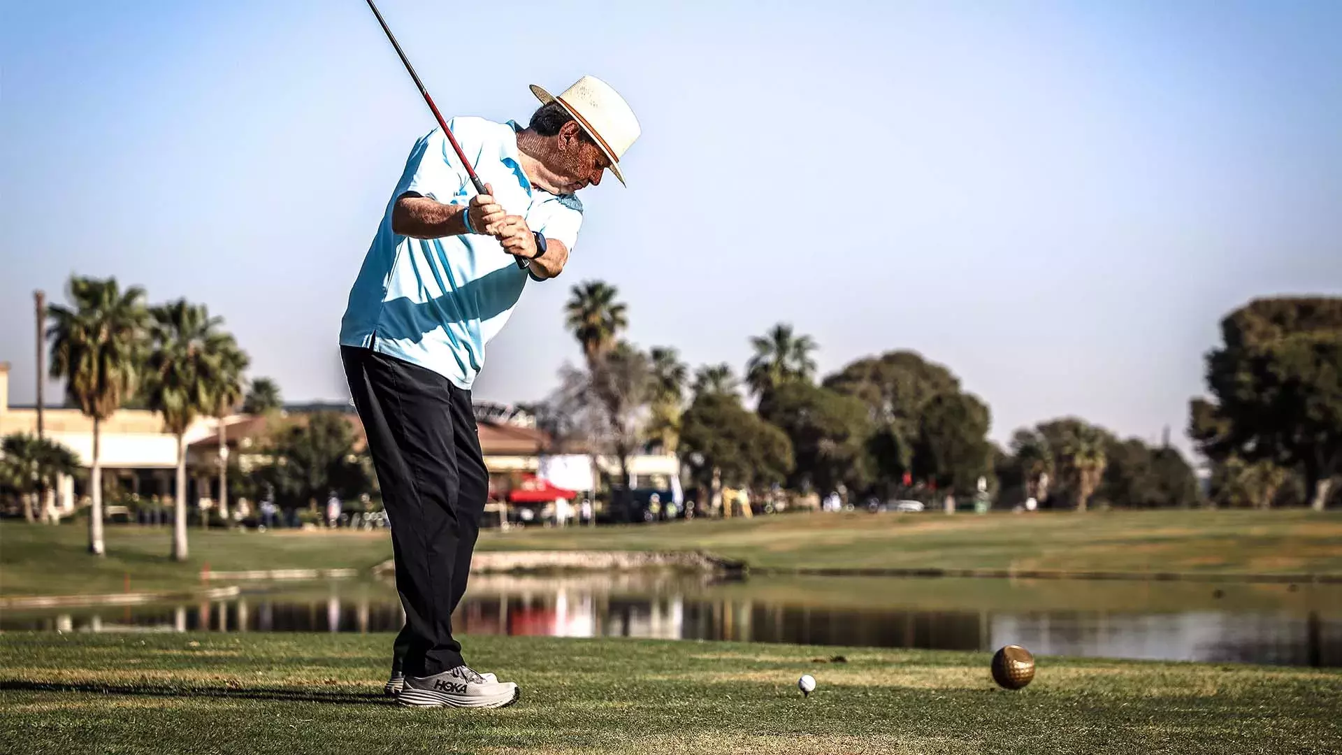 Participación de caballeros en el Torneo de Golf EXATEC Blue Open Laguna 2024