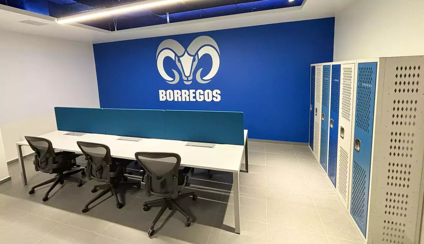 Nuevos vestidores de Borregos Santa Fe