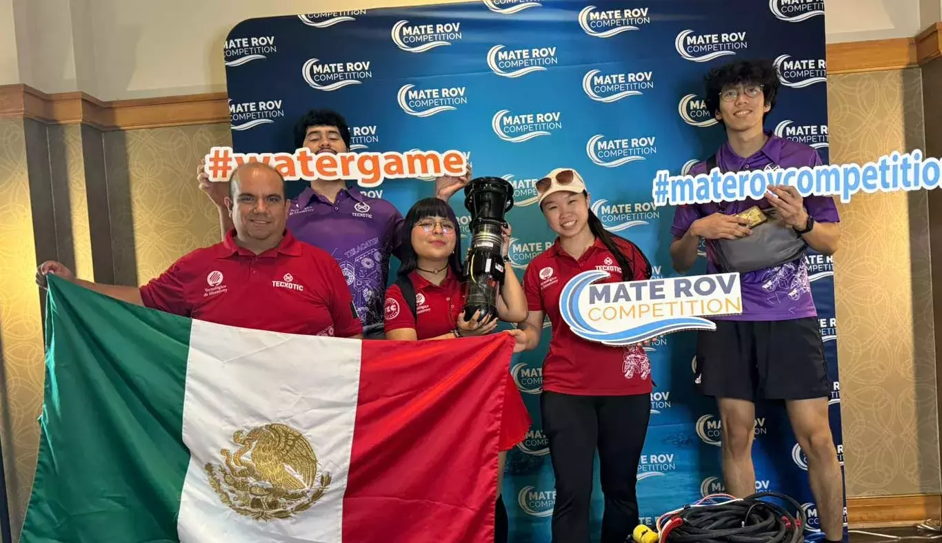 TecXotic, equipo conformado por estudiantes de profesional del Tecnológico de Monterrey campus Cuernavaca participó por novena ocasión en el MATE ROV Competition 2024 World Championship.