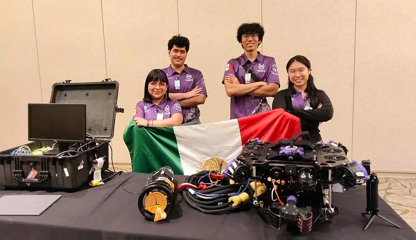 TecXotic, equipo conformado por estudiantes de profesional del Tecnológico de Monterrey campus Cuernavaca participó por novena ocasión en el MATE ROV Competition 2024 World Championship.