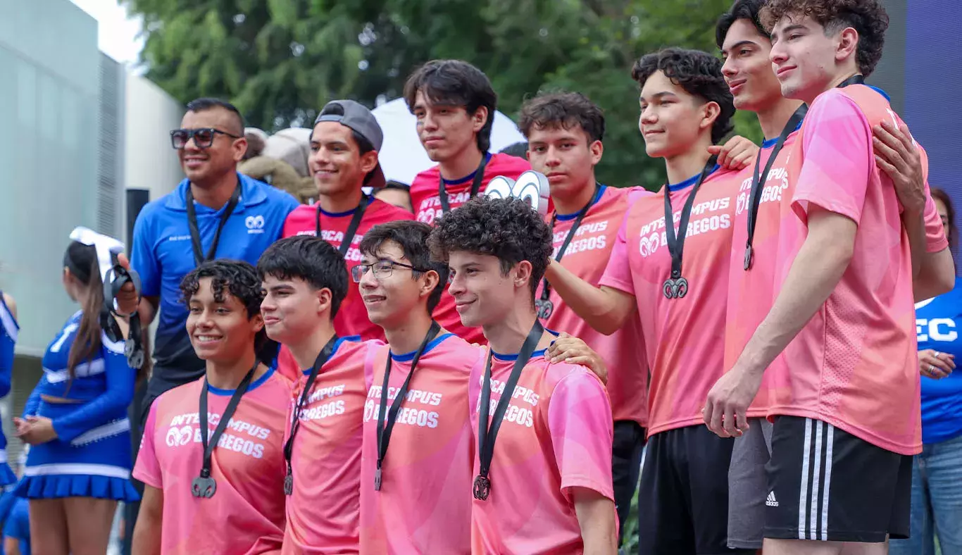 Equipo de voleibol varonil del Tec campus Sonora Norte 