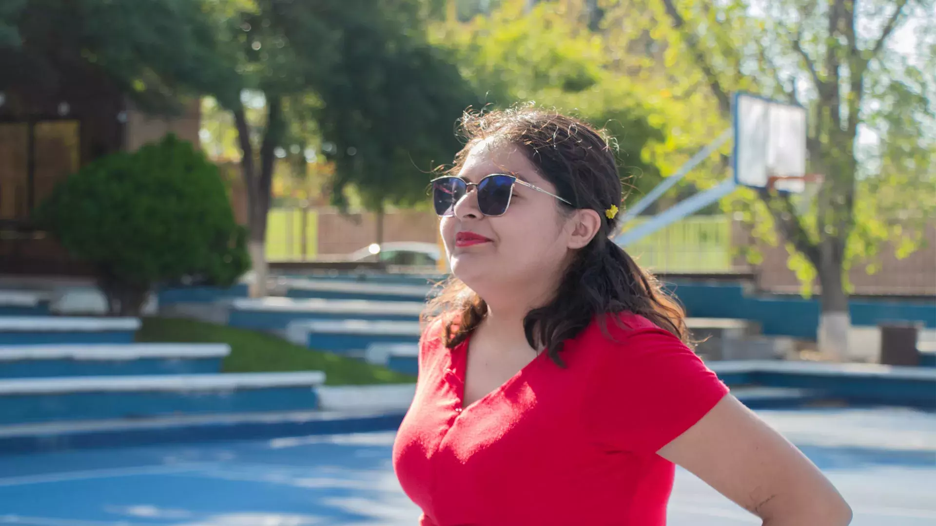 Maestra en la cancha