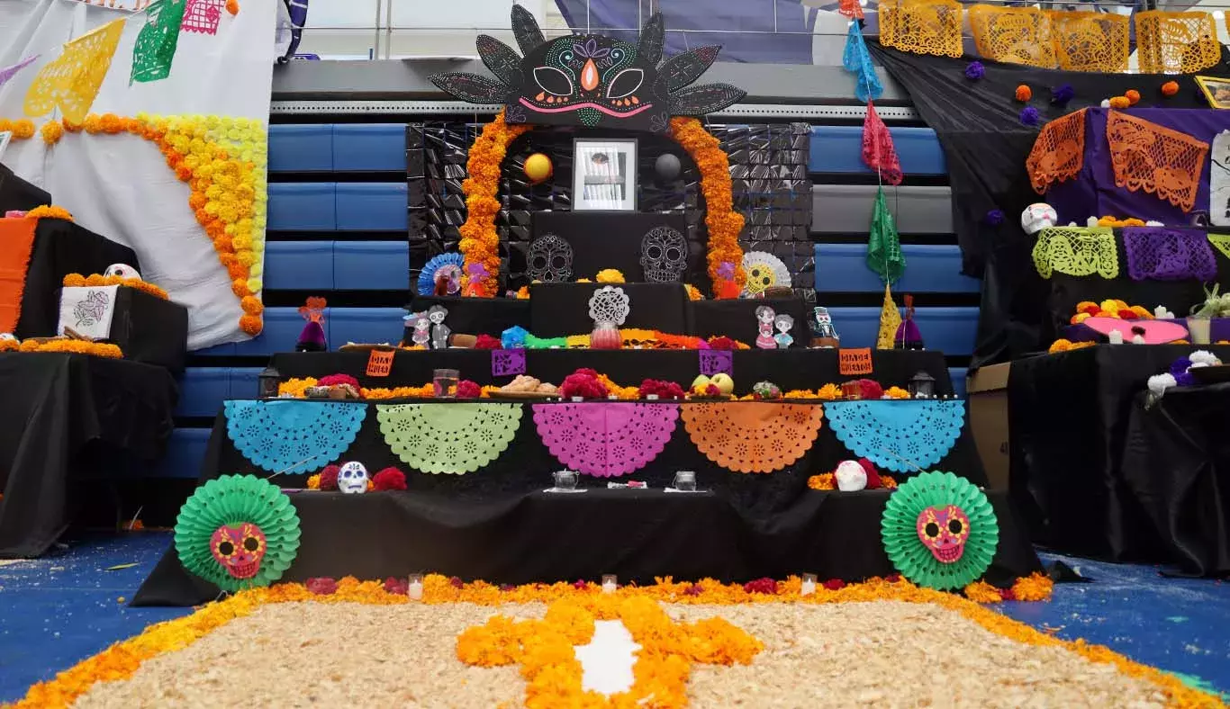 Altar de muertos de ajolote.