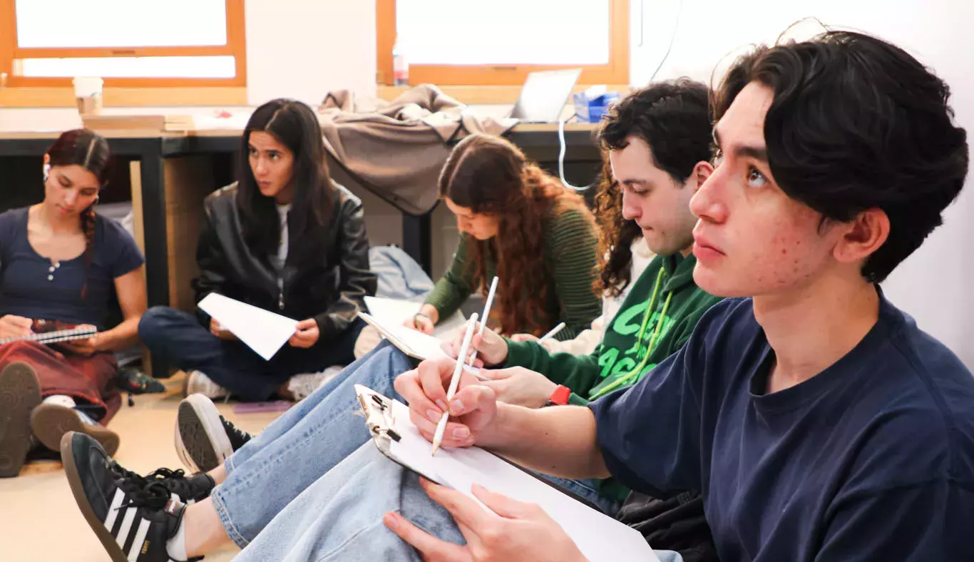 Escultura y dibujo: alumnos reestrenan aula de arte en Tec CSF