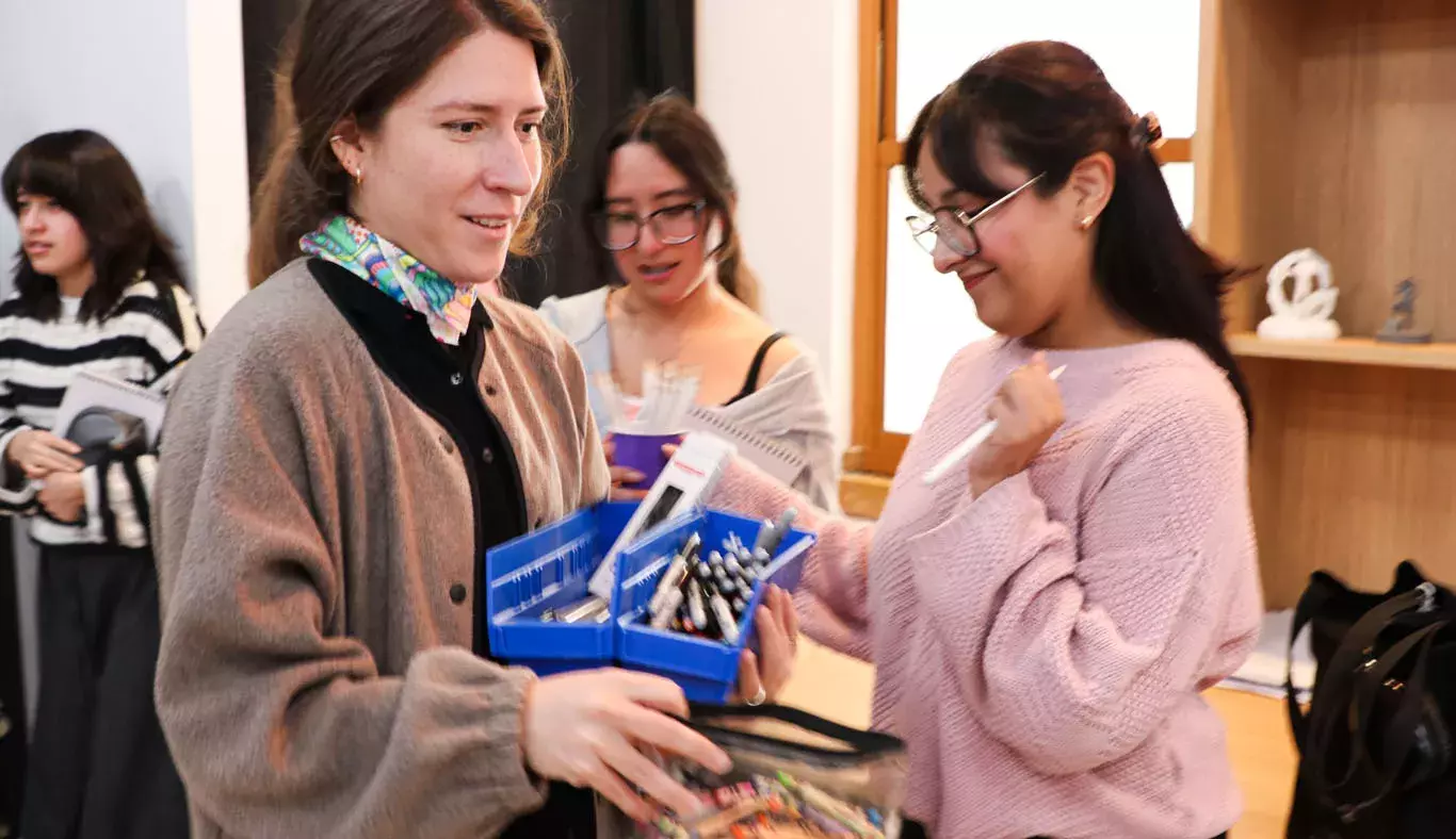 Escultura y dibujo: alumnos reestrenan aula de arte en Tec CSF