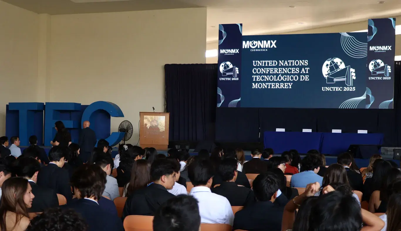 Estudiantes de la PrepaTec Cuernavaca llevaron a cabo UNCTEC 2025, un Modelo de las Naciones Unidas, con más de 30 años de historia en el Tec campus Cuernavaca.