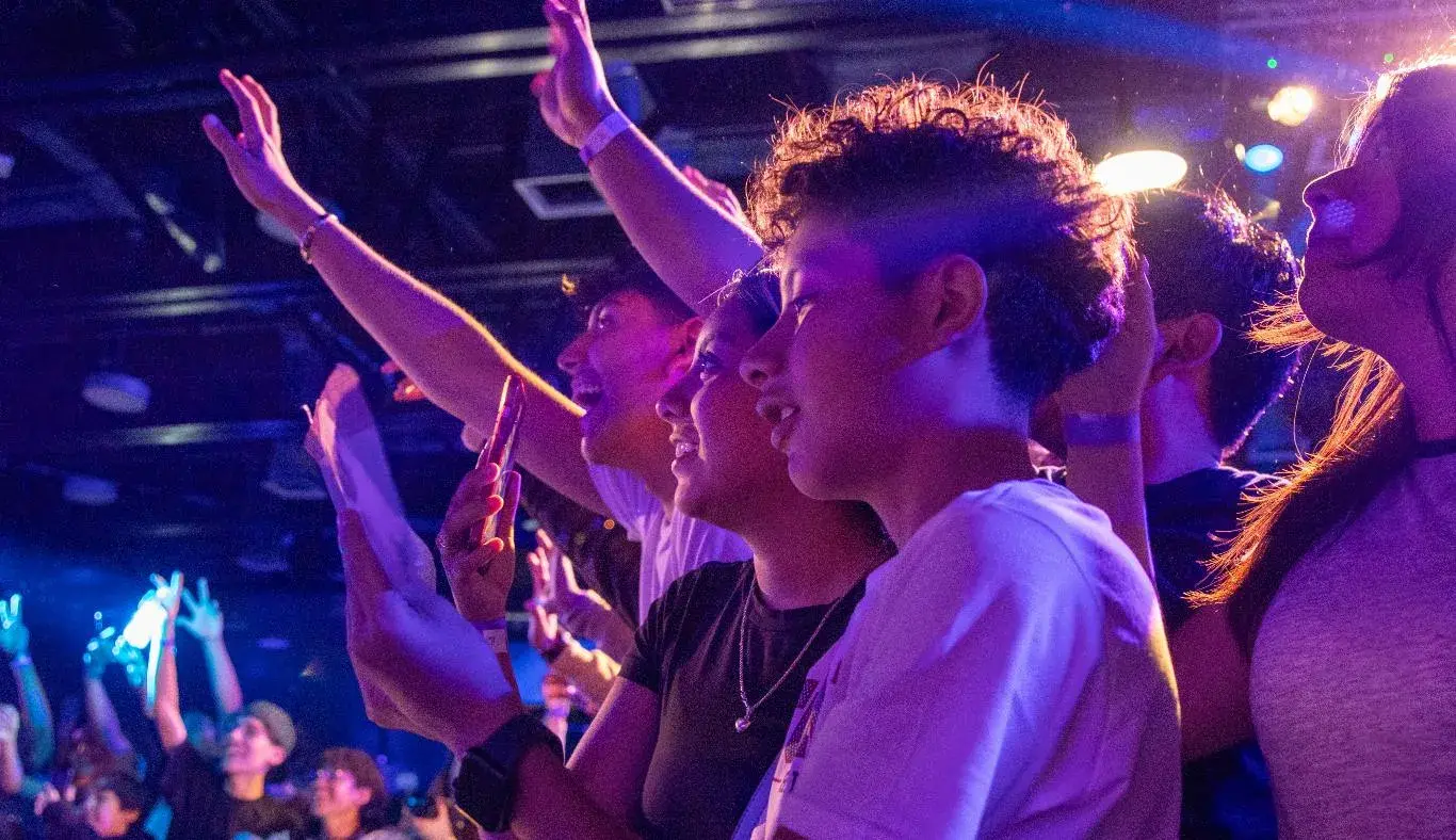 Público emocionado en el concierto de cierre