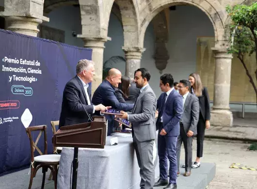 Premio Innovación, Ciencia y Tecnología Jalisco 2023 ganado por profesores del Tec Guadalajara. 