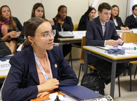 Delegación de Saltillo en simulación de la ONU en Madrid