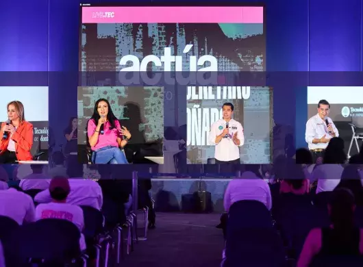 Foro Actúa en Tec campus Querétaro con la participación de partidos políticos