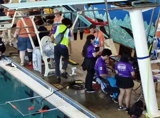 TecXotic, equipo conformado por estudiantes de profesional del Tecnológico de Monterrey campus Cuernavaca participó por novena ocasión en el MATE ROV Competition 2024 World Championship.