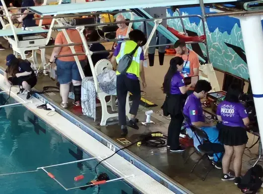 TecXotic, equipo conformado por estudiantes de profesional del Tecnológico de Monterrey campus Cuernavaca participó por novena ocasión en el MATE ROV Competition 2024 World Championship.