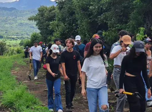 Alumnos PrepaTec contribuyen a biodiversidad de Morelos.