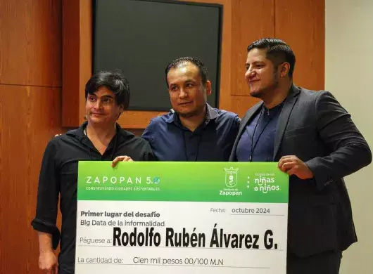 Ganadores del reto Zapopan de emprendimiento social en el que destacaron 2 proyectos del Tec Guadalajara.