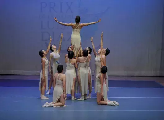 compañía de danza del tec puebla ganan concurso de baile grand prix de la danse luisa diaz