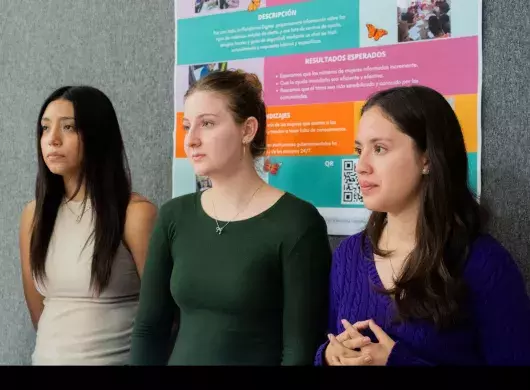 Las alumnas presentaron esta iniciativa con la idea de ayudar a mujeres vulnerables