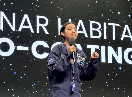 Biniza Vazques alumna PrepaTec en Puebla ganó el International Air and Space Program de AEXA 2024