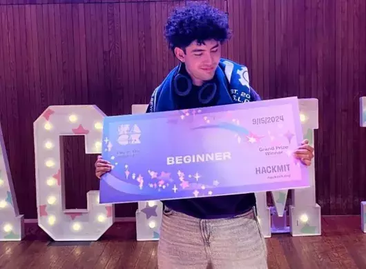 Student wins award at HackMIT 2024