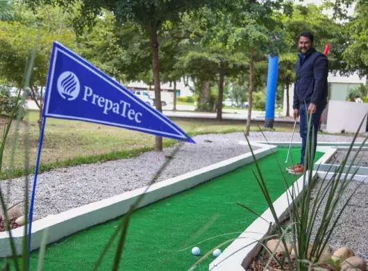 jardín sostenible en aulas 1 en prepatec tampico 