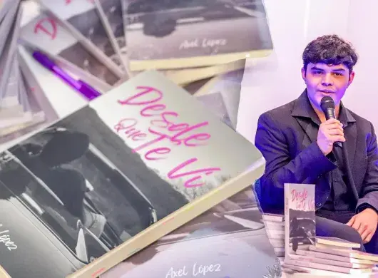 Axel López, alumno PrepaTec Obregón publicó su primer libro "Desde Que Te Vi"