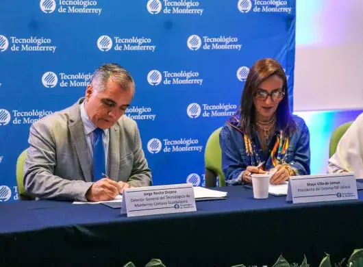 Convenio con DIF Jalisco, alianza con el Tec Guadalajara para generar acciones de impacto social. 