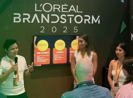 Tres estudiantes de la Escuela de Ingeniería y Ciencias representaron a México en la final internacional de la competencia de innovación de L'Oréal Brandstorm en París, Francia.