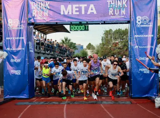 Banderazo de salida de la Primera Carrera Borregos Think, Feel, Run 2025 powered by Skechers del Tec de Monterrey campus Chihuahua