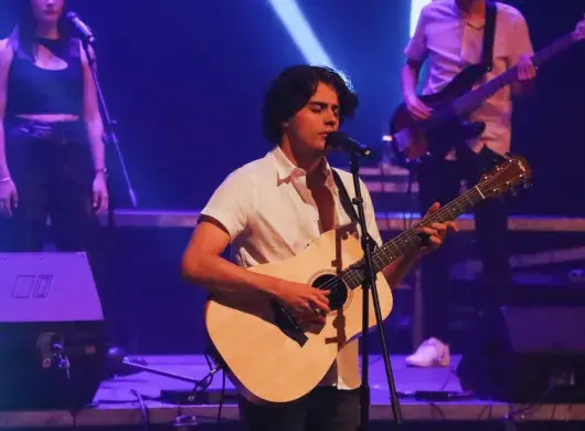 David Muñoz Gutierrez, en presentación durante su etapa estudiantil.