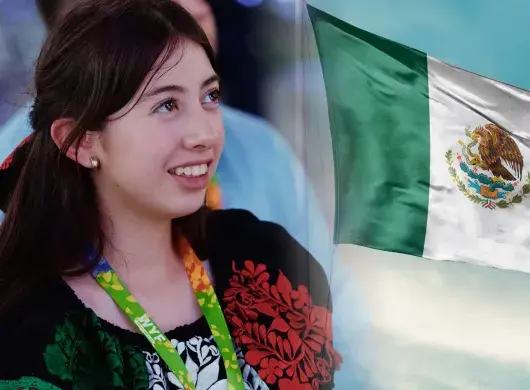 Romina Fuentes, única mexicana menor de edad en el World Youth Festival Assembly 2025.