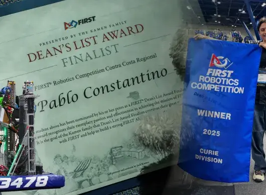 Estudiante de PrepaTec es finalista en premio de robótica