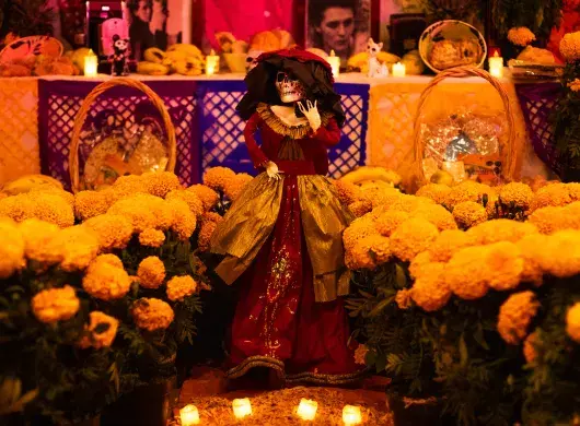 Altar de muertos en Mictlán de PrepaTec Hidalgo