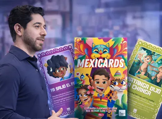 EXATEC Manuel Quintero con las Mexicards.