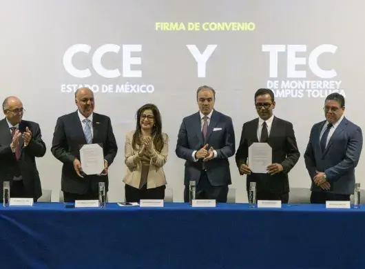 Tec Toluca y Consejo Empresarial del Edomex firman alianza