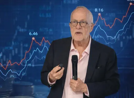 Jonathan Heath dando conferencia en el Tec campus Saltillo