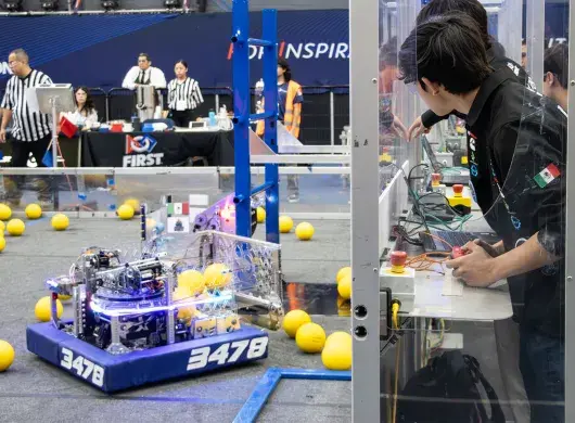 Lambot 3478 en la cancha de FIRST en Monterrey