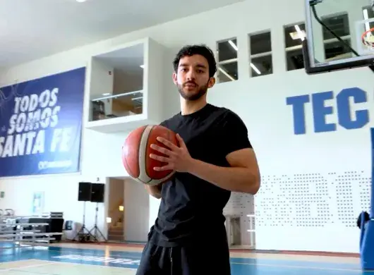 gael adame, basquetbolista, capitán de Borregos Santa Fe